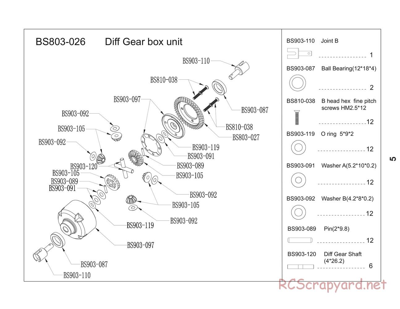 BSD Racing - BS213R / BS213T / BS214R / BS214T - Manual - Page 6