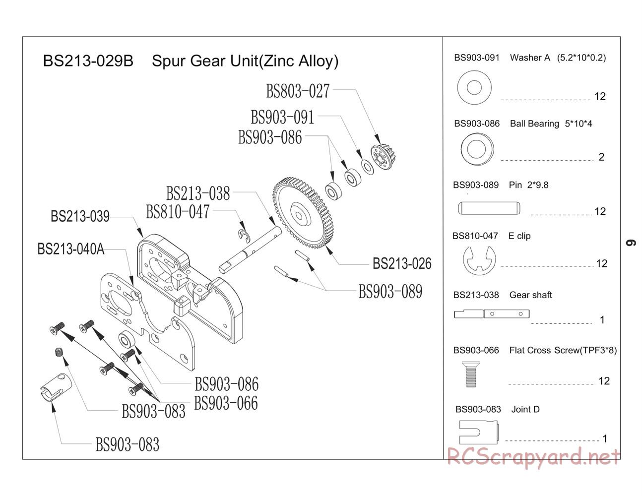 BSD Racing - BS213R / BS213T / BS214R / BS214T - Manual - Page 10