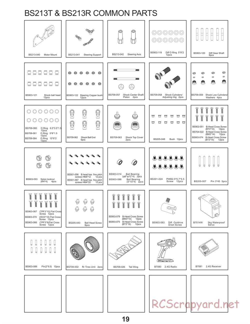 BSD Racing - BS213R / BS213T / BS214R / BS214T - Manual - Page 12