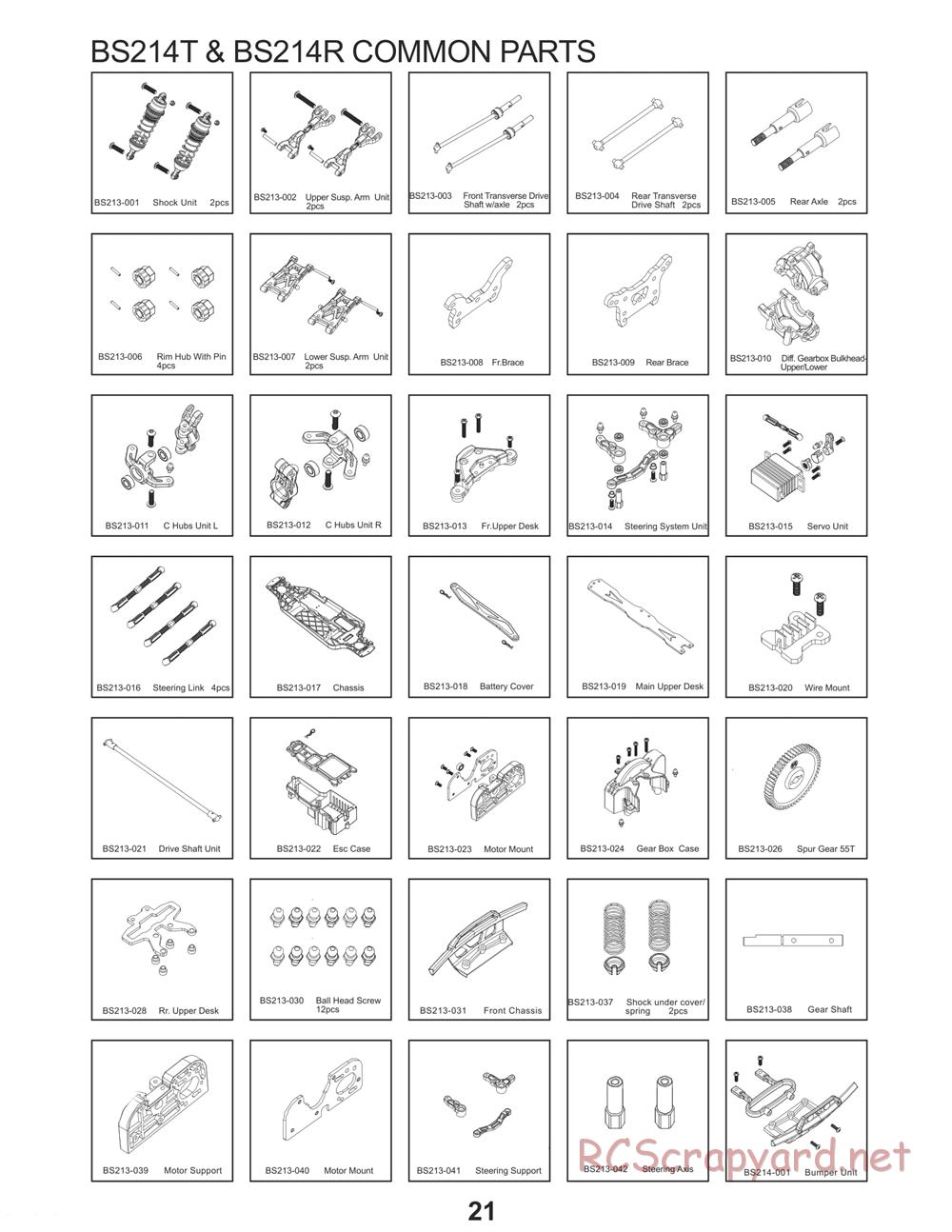 BSD Racing - BS213R / BS213T / BS214R / BS214T - Manual - Page 14