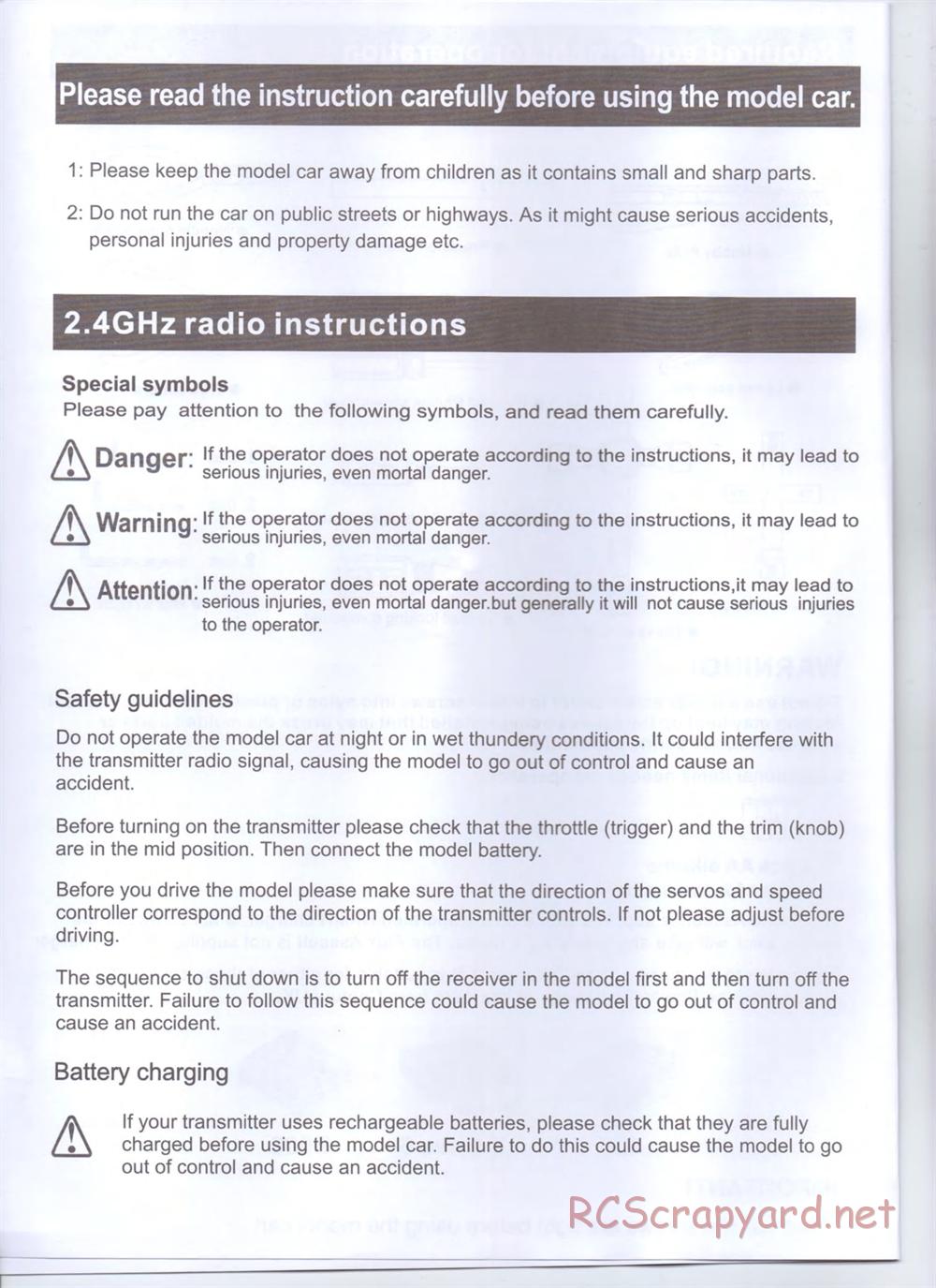 BSD Racing - BS218R / BS218T - Manual - Page 3