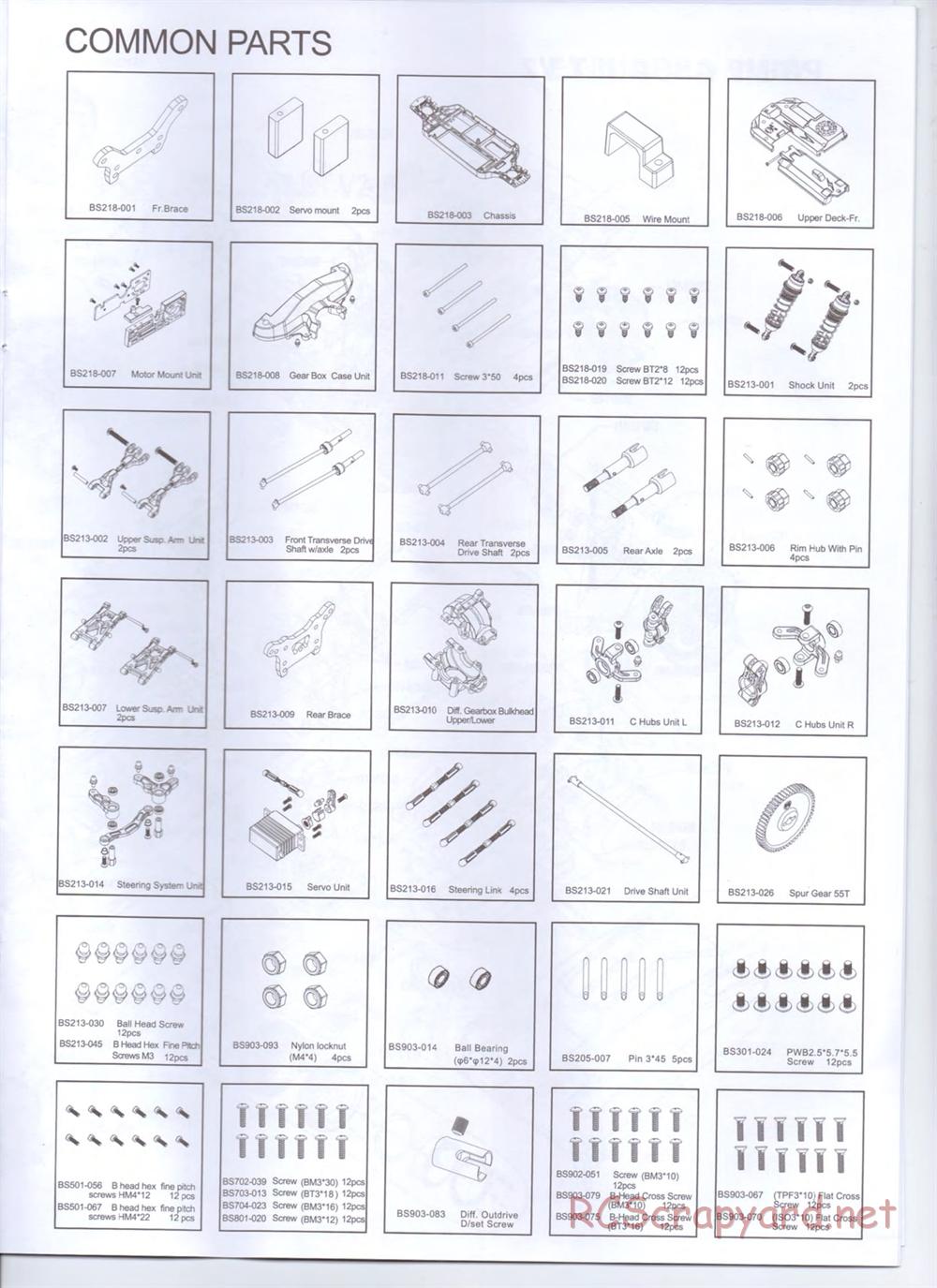 BSD Racing - BS219R / BS219T - Manual - Page 6