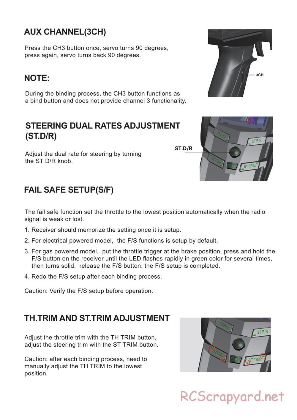 BSD Racing - BS222R / BS222T - Manual - Page 5