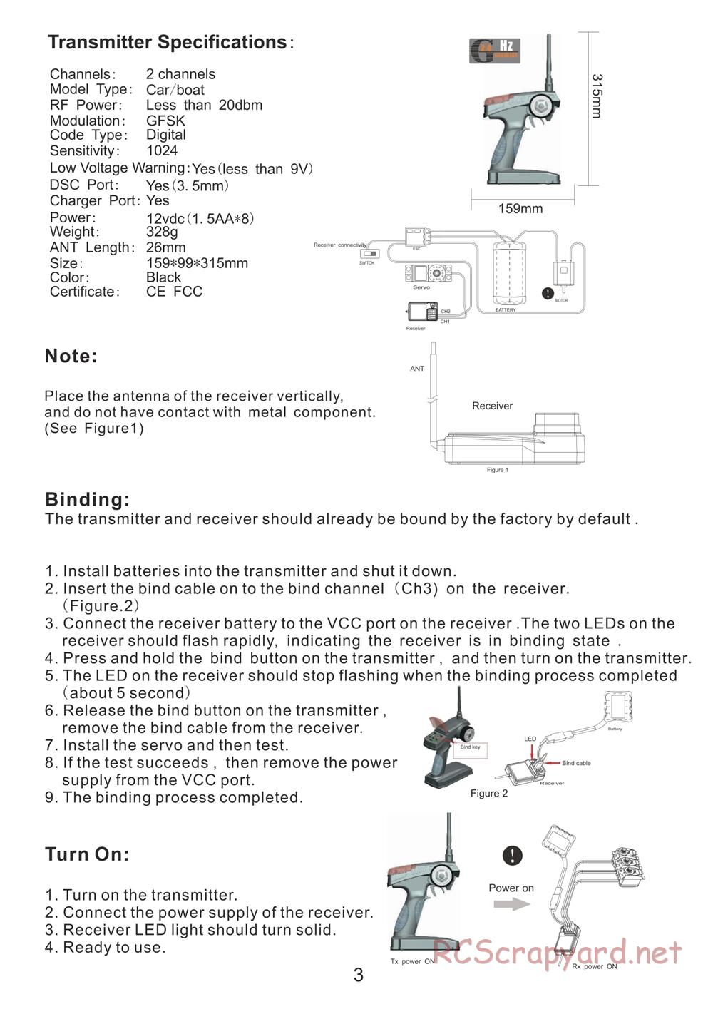 BSD Racing - BS701G - Manual - Page 4