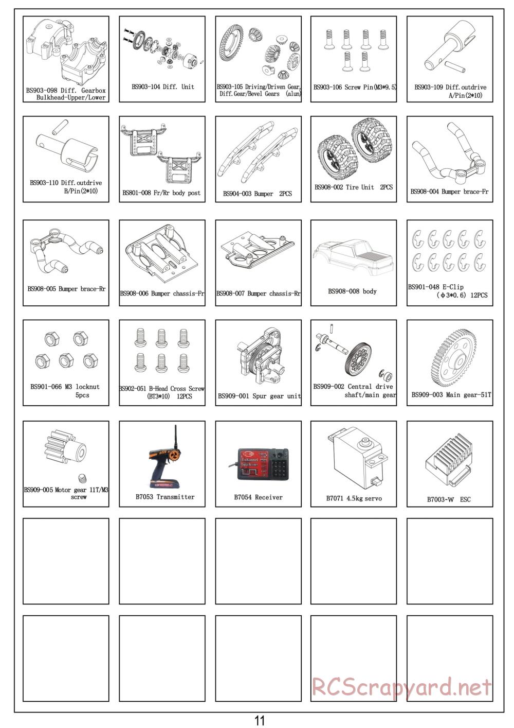 BSD Racing - BS706T - Parts List - Page 4