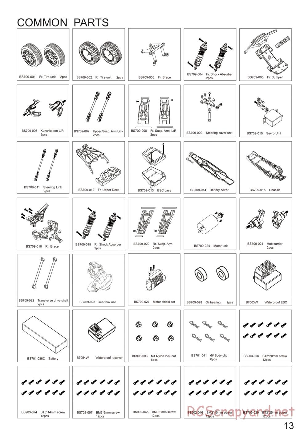 BSD Racing - BS711R / BS711T - Manual - Page 13