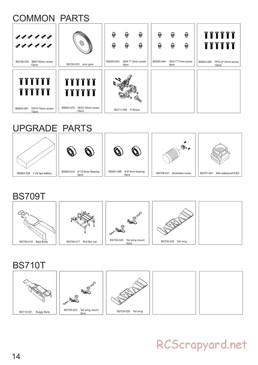 BSD Racing - BS710E / BS710R / BS710T - Manual - Page 14