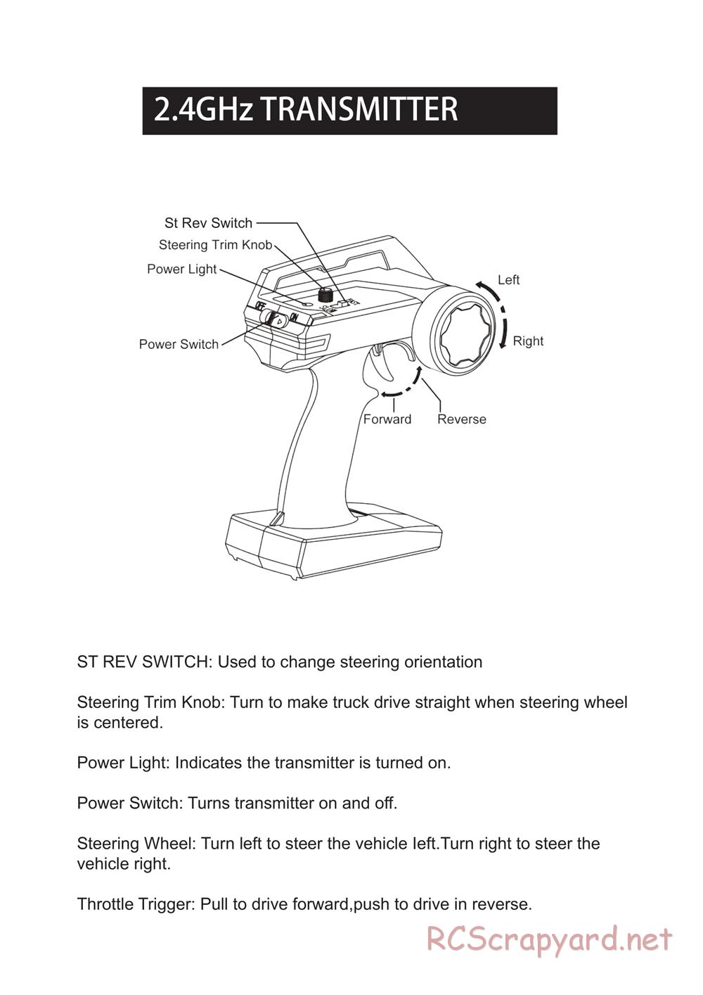 BSD Racing - BS709E - Manual - Page 4