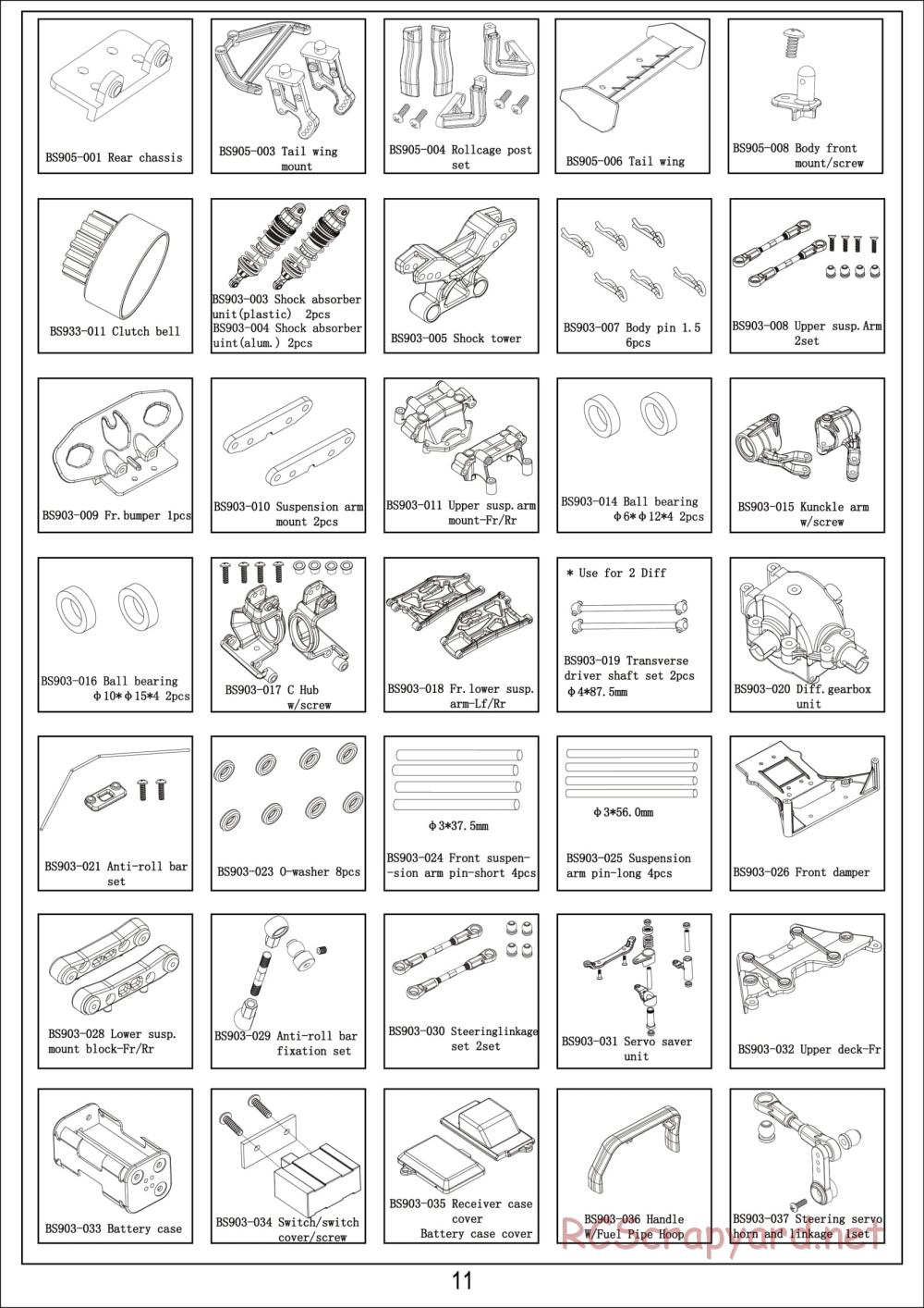 BSD Racing - BS802T - Parts List - Page 2