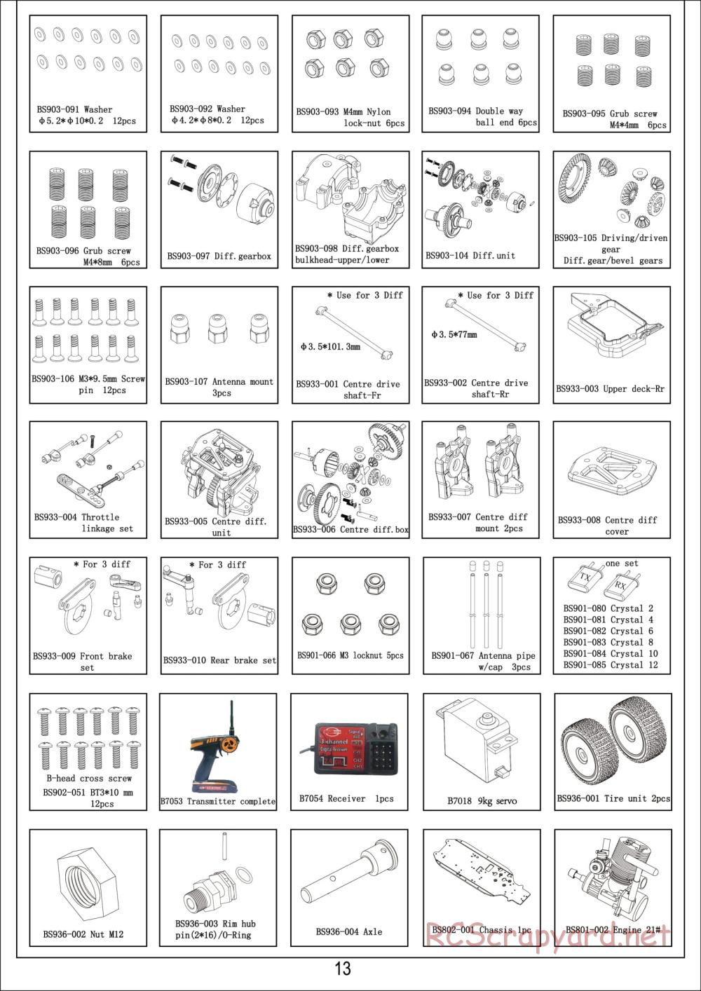 BSD Racing - BS802T - Parts List - Page 4