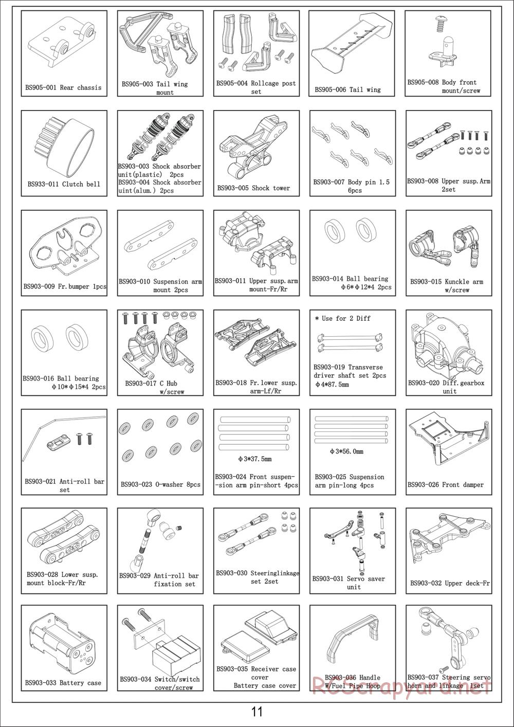 BSD Racing - BS802T - Manual - Page 11