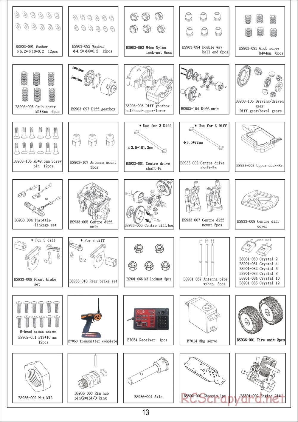 BSD Racing - BS802T - Manual - Page 13