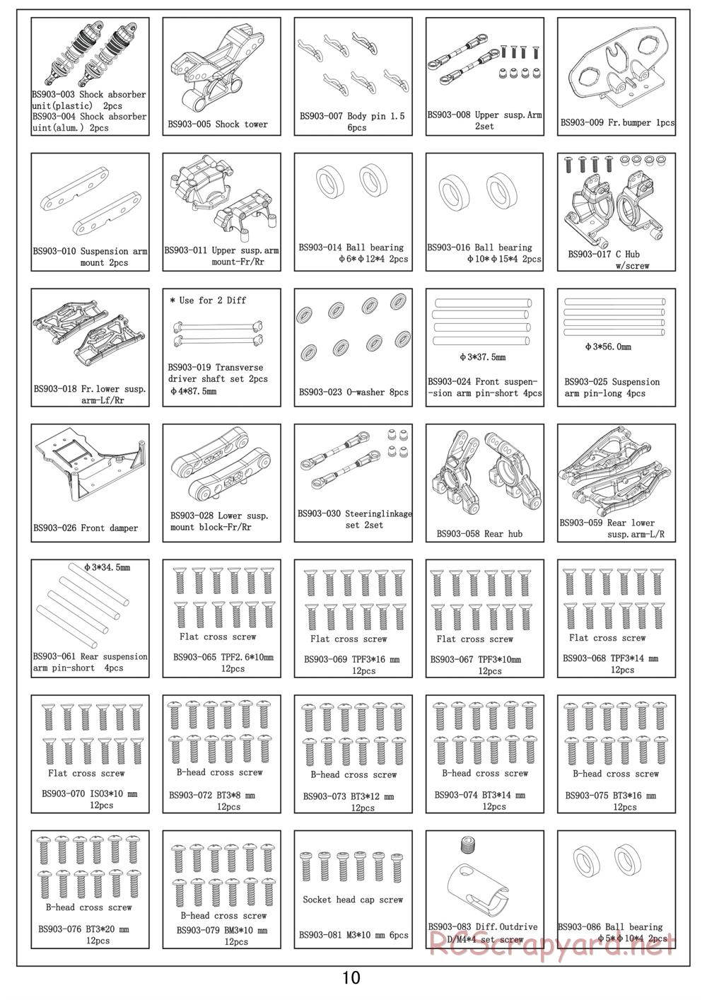 BSD Racing - BS803T - Manual - Page 8