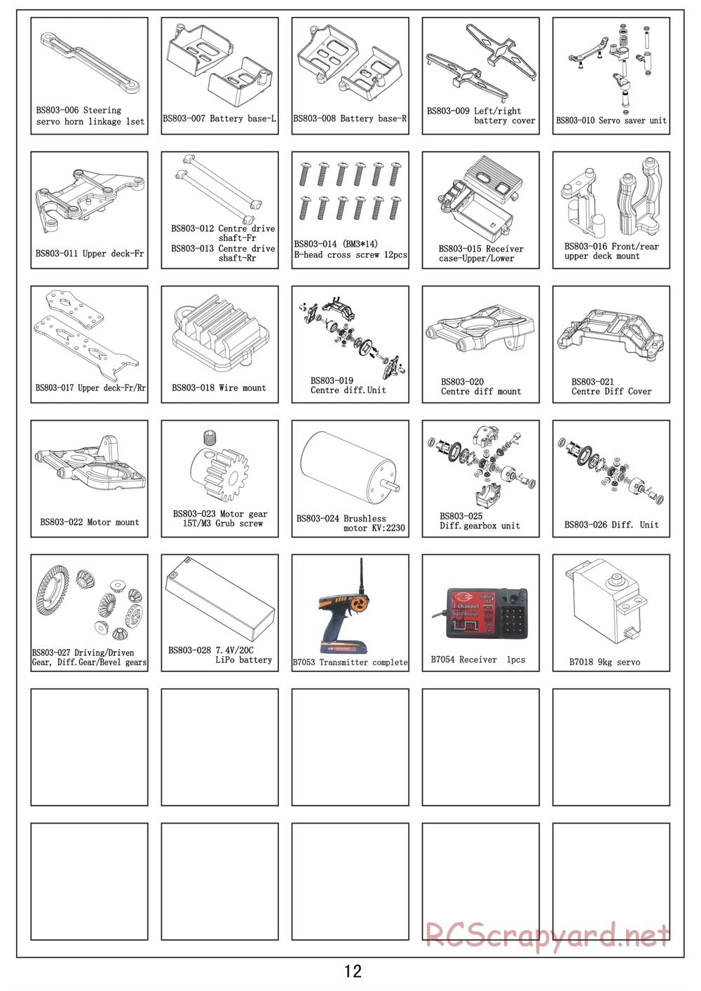 BSD Racing - BS803T - Manual - Page 10