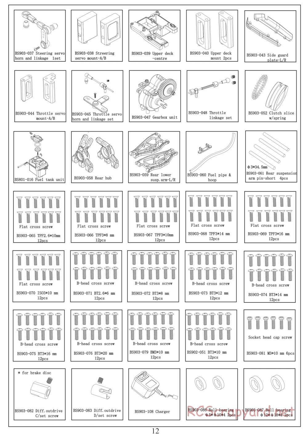 BSD Racing - BS804T - Parts List - Page 5