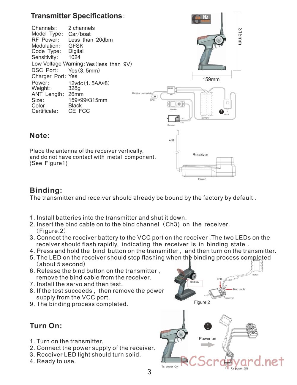 BSD Racing - BS810T - Manual - Page 4