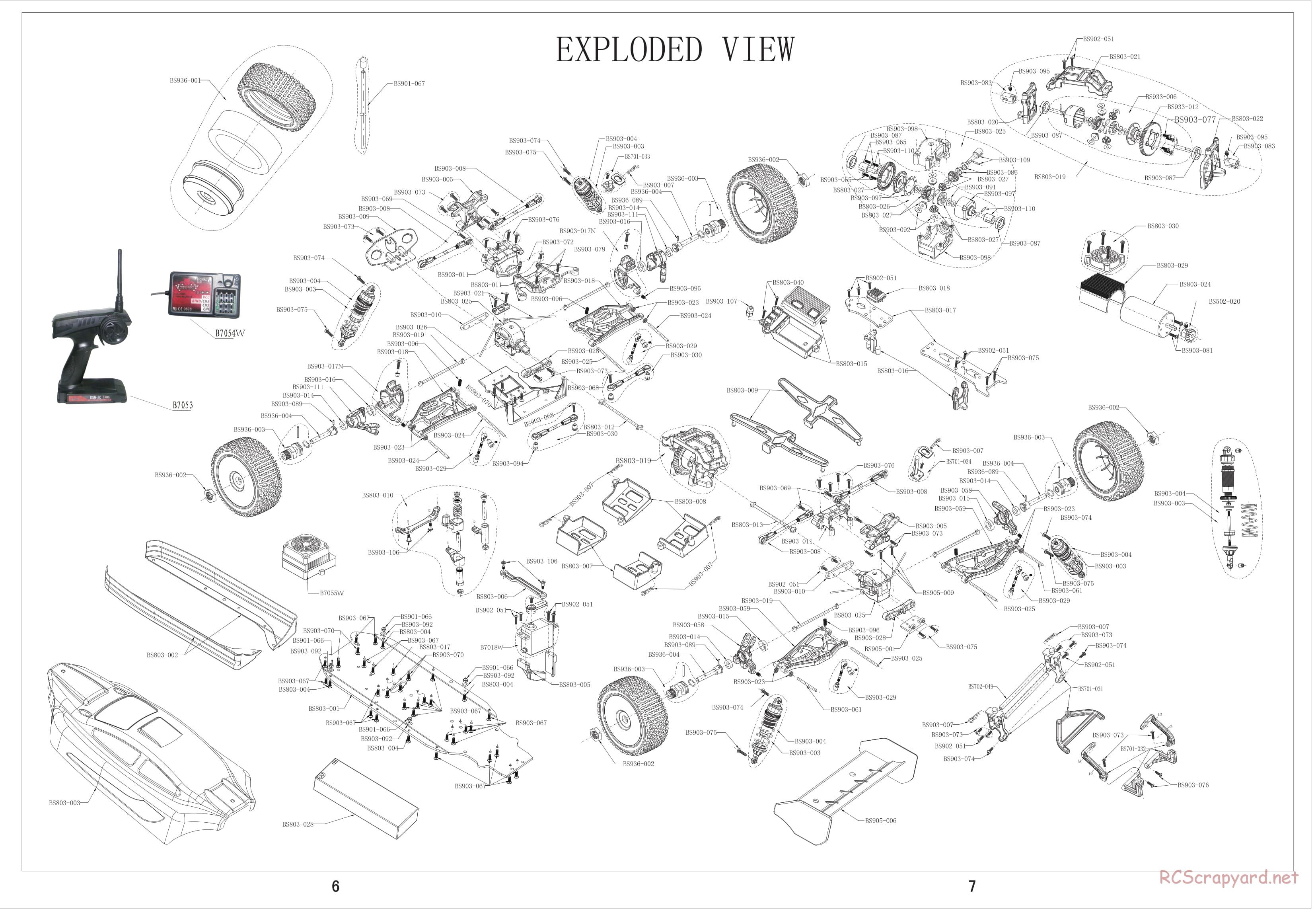 BSD Racing - BS836T - Manual - Page 7