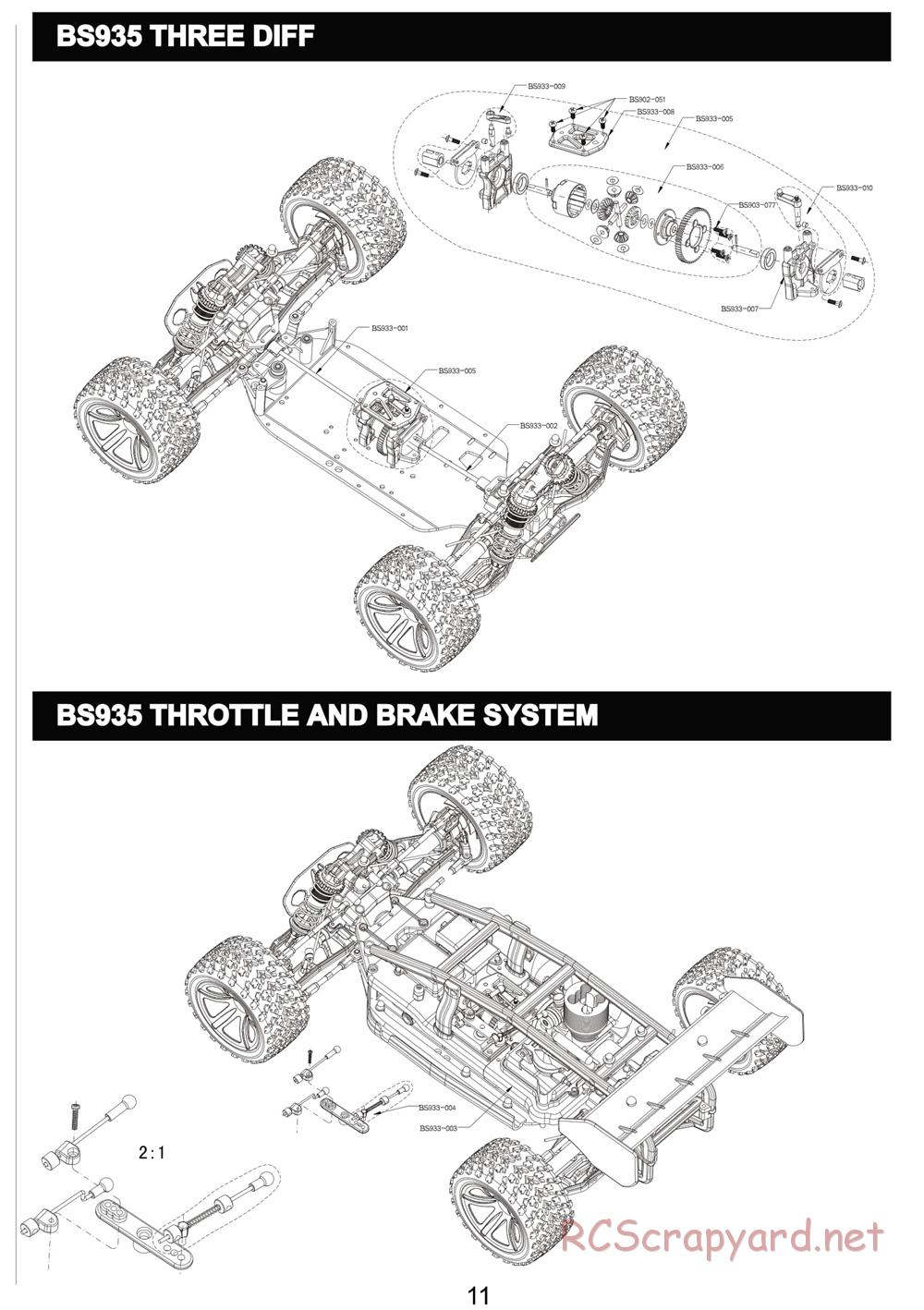 BSD Racing - BS905T / BS935T - Manual - Page 11