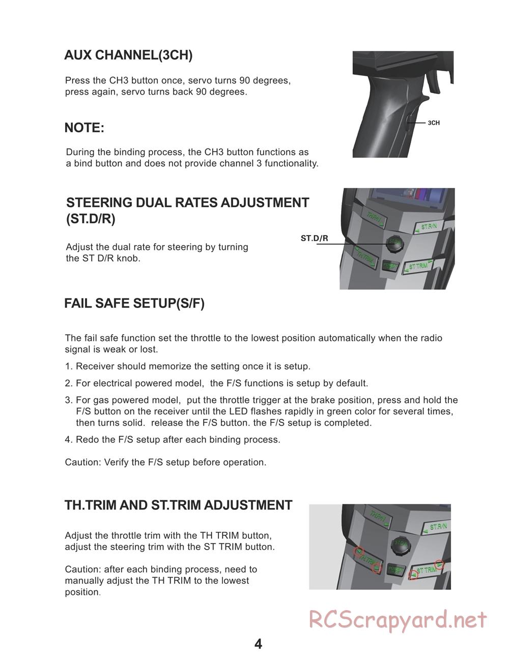 BSD Racing - BS910T / BS912T / BS913T / BS914T - Manual - Page 5