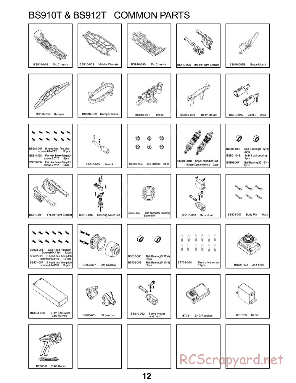 BSD Racing - BS910T / BS912T / BS913T / BS914T - Manual - Page 11