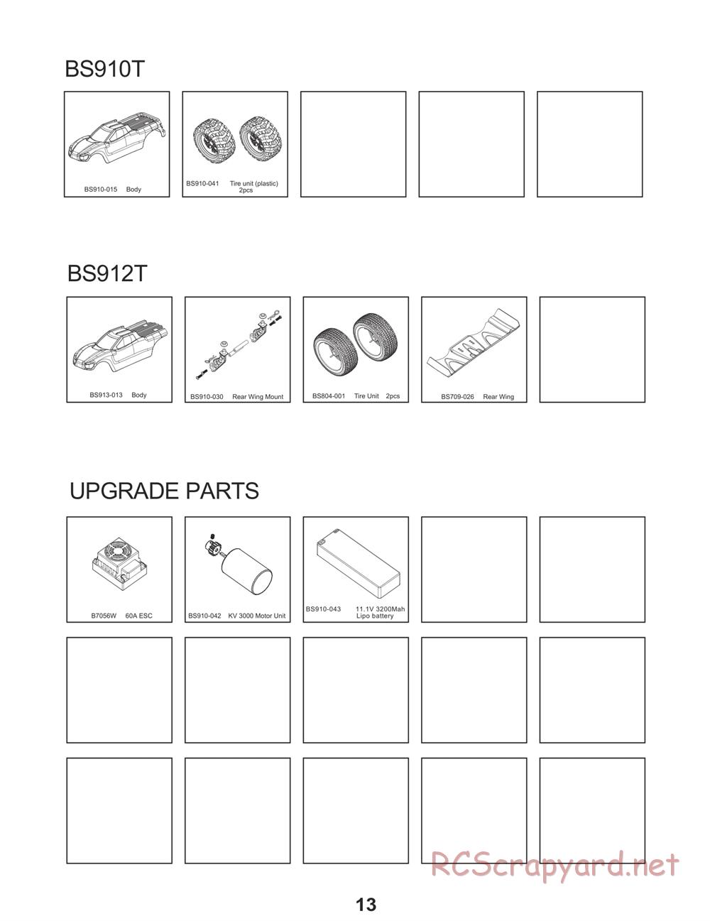 BSD Racing - BS910T / BS912T / BS913T / BS914T - Manual - Page 12