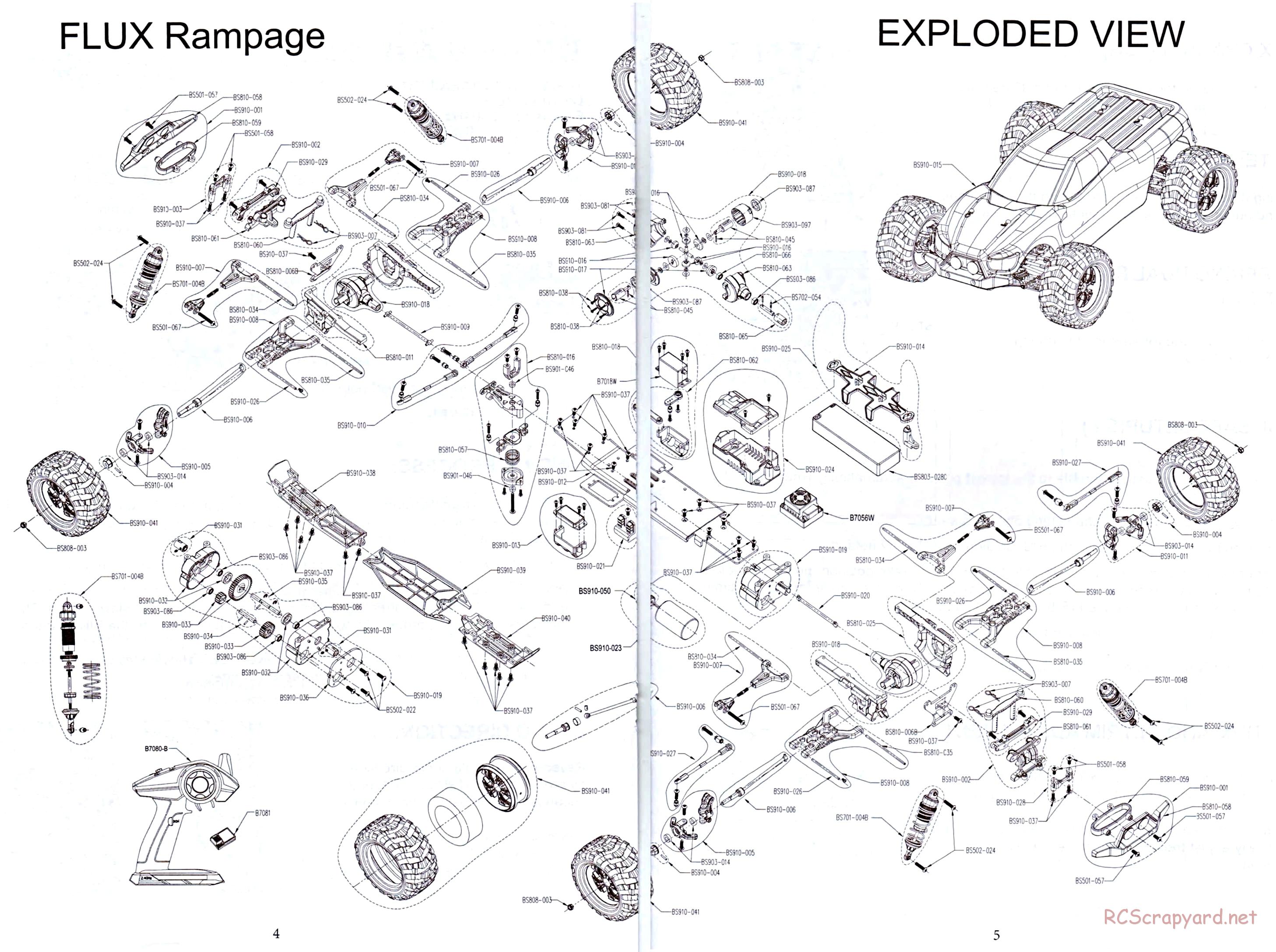 BSD Racing - BS910T - Exploded View - Page 1