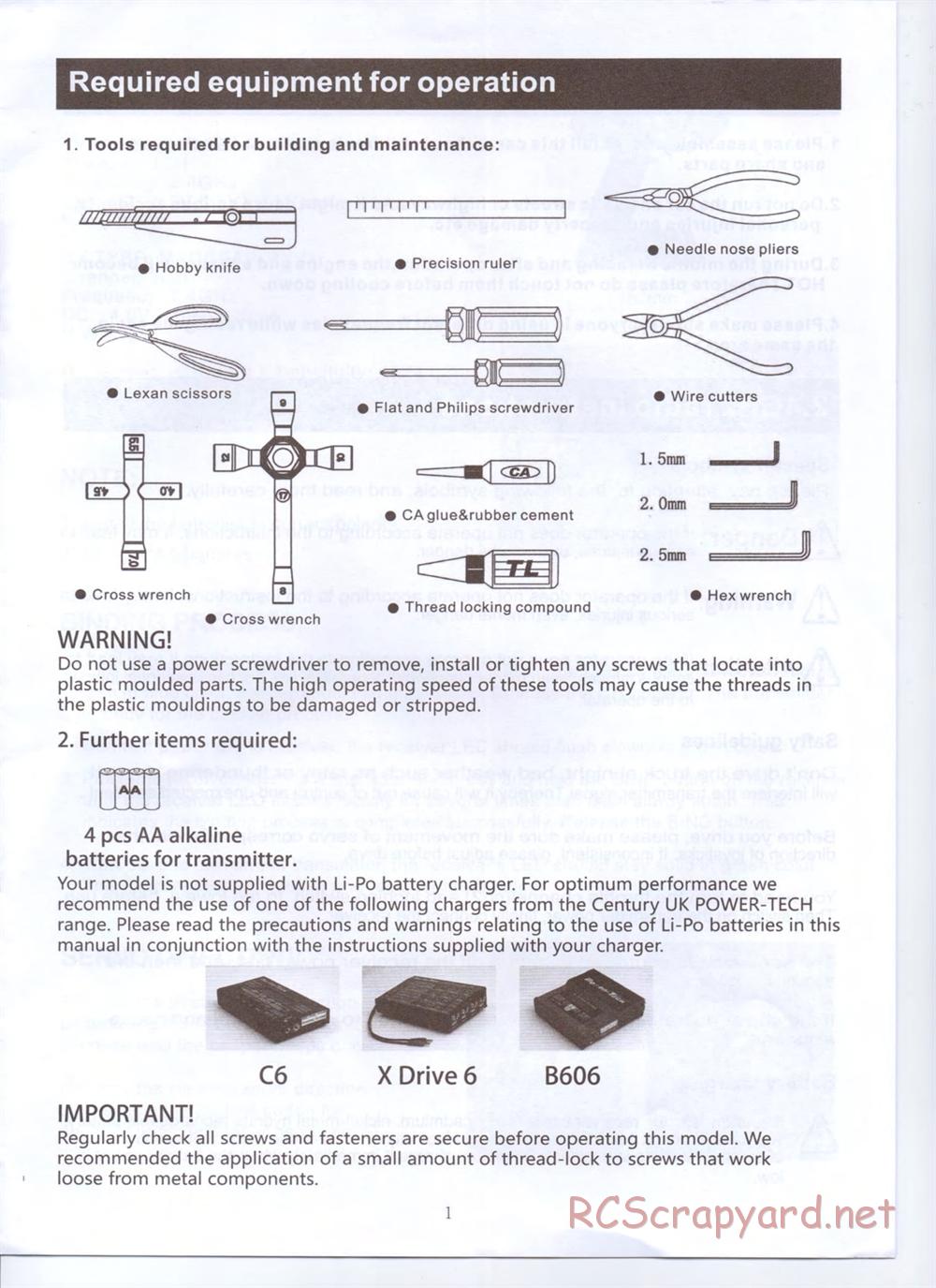 BSD Racing - BS910T - Manual - Page 2