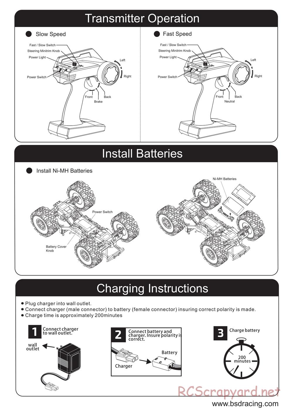 BSD Racing - BT1004 - Manual - Page 2