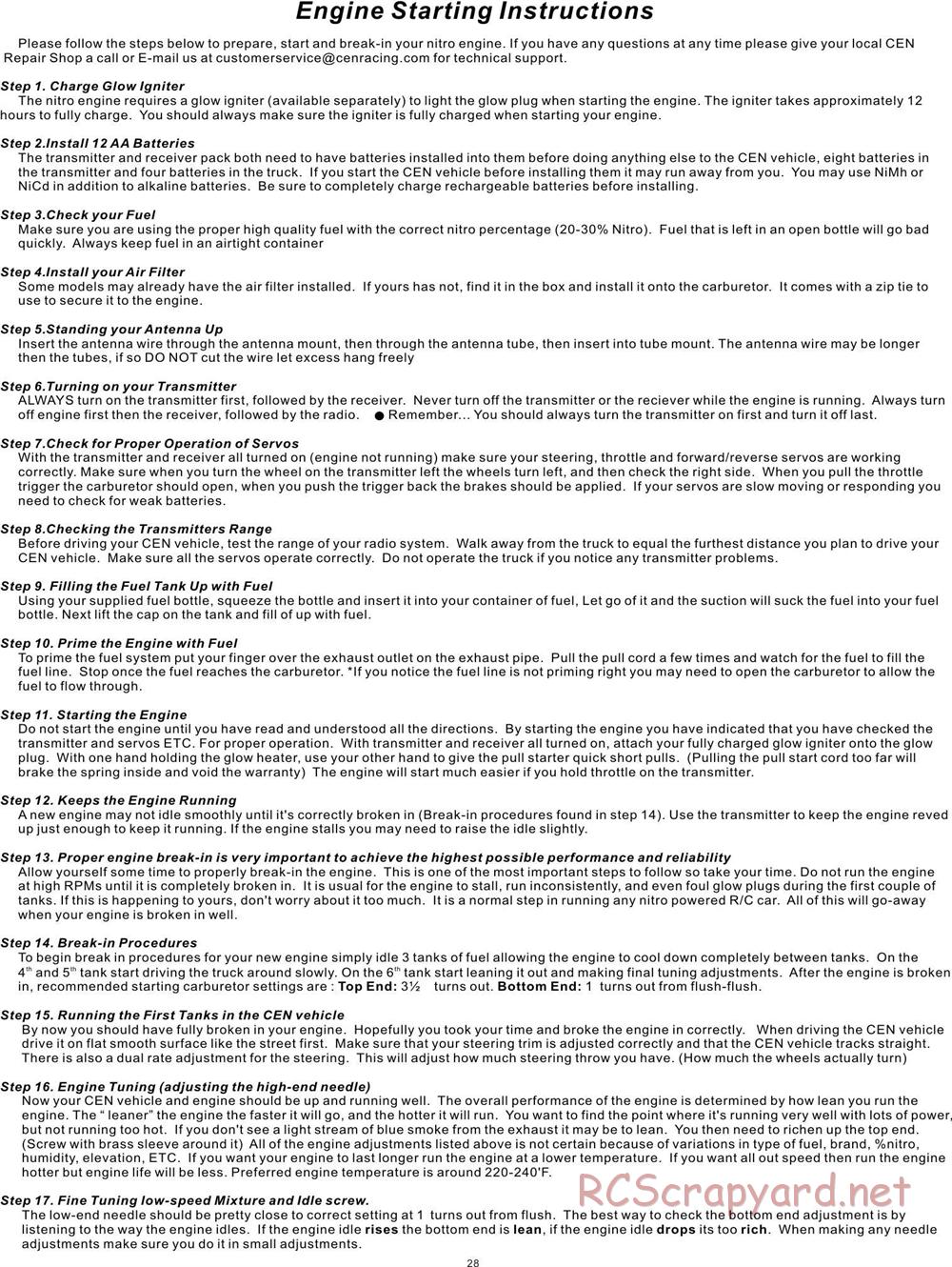 CEN - GSR 5.0 - Manual - Page 28