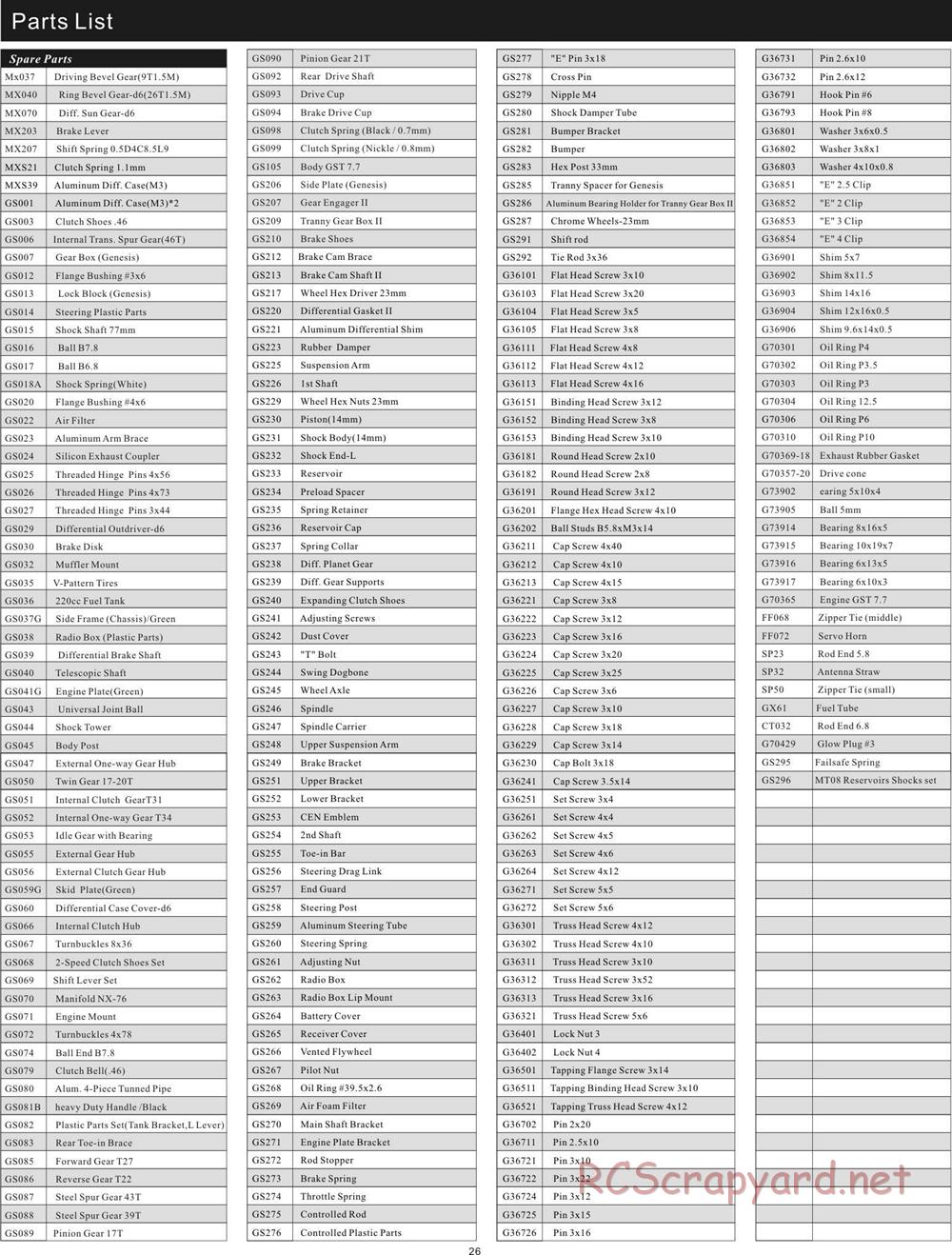 CEN - GST 7.7 - Manual - Page 26