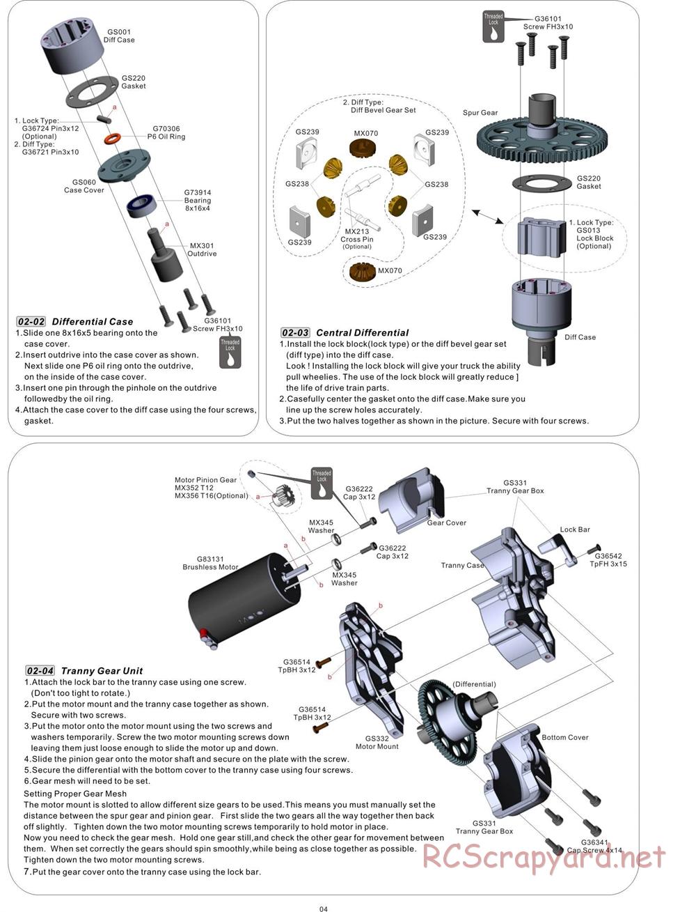 CEN - Colossus GST-E - Manual - Page 4