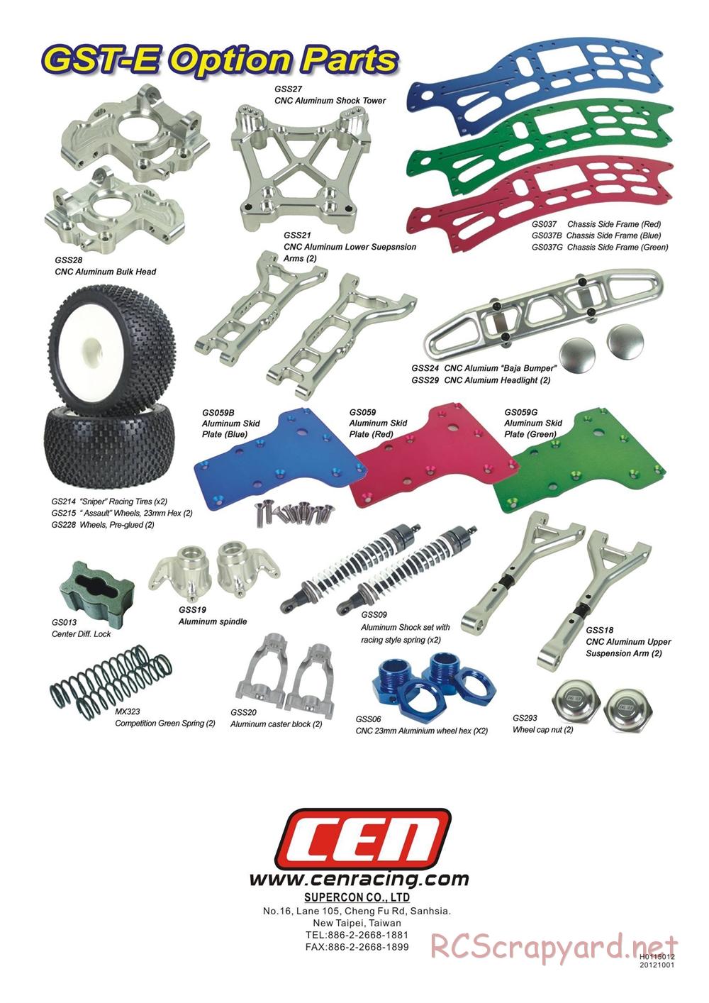 CEN - Colossus GST-E - Manual - Page 16