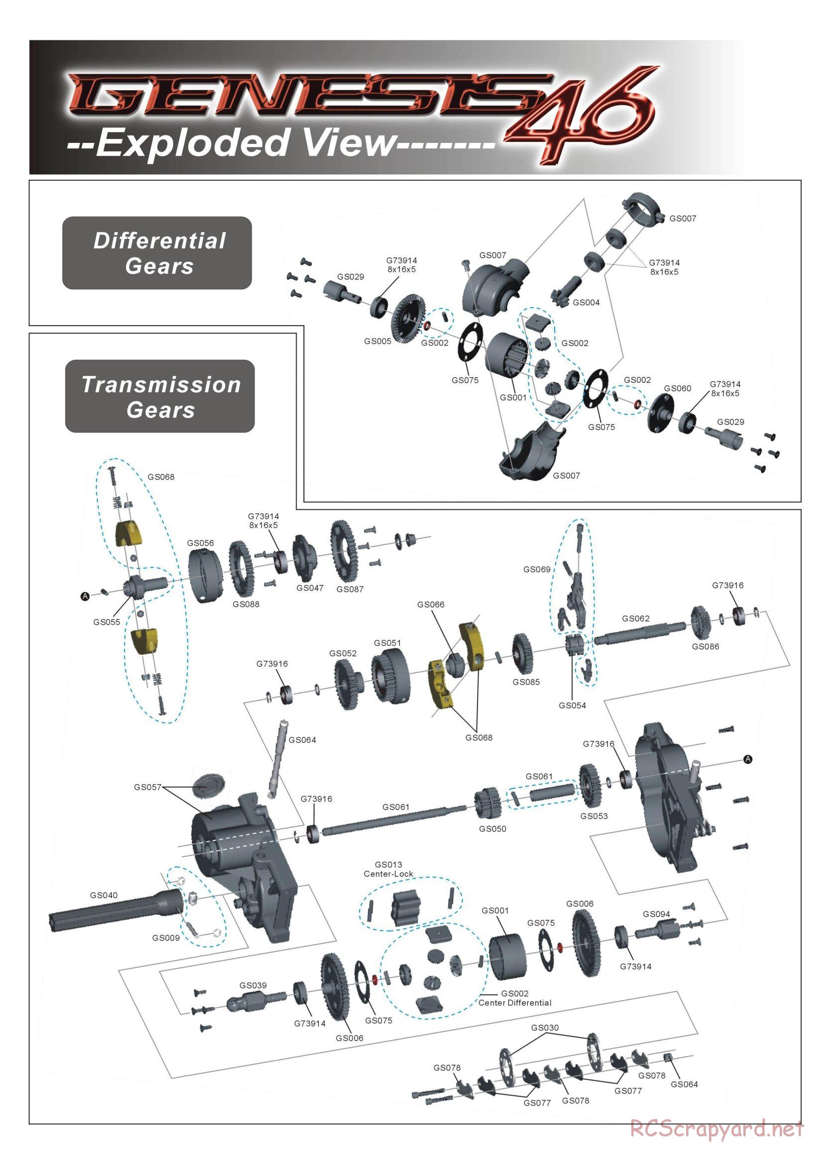 CEN - Genesis 46 - Exploded Views - Page 1