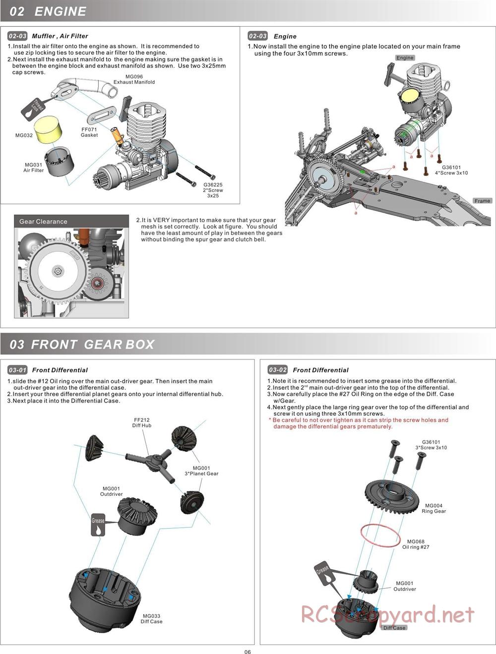 CEN - MG10 MT3 / TRII - Manual - Page 6