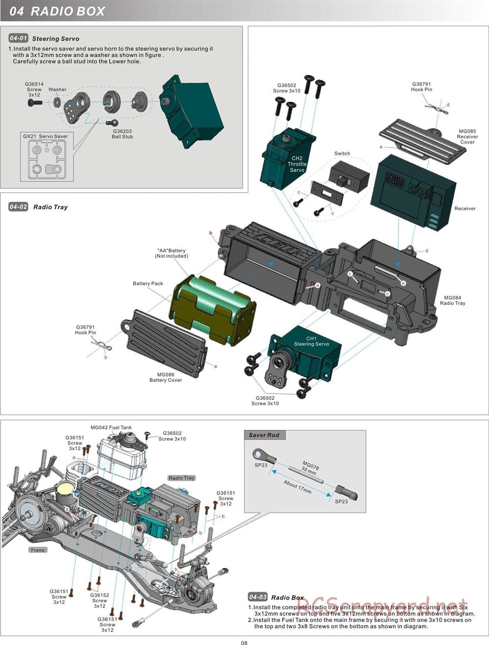 CEN - MG10 MT3 / TRII - Manual - Page 8