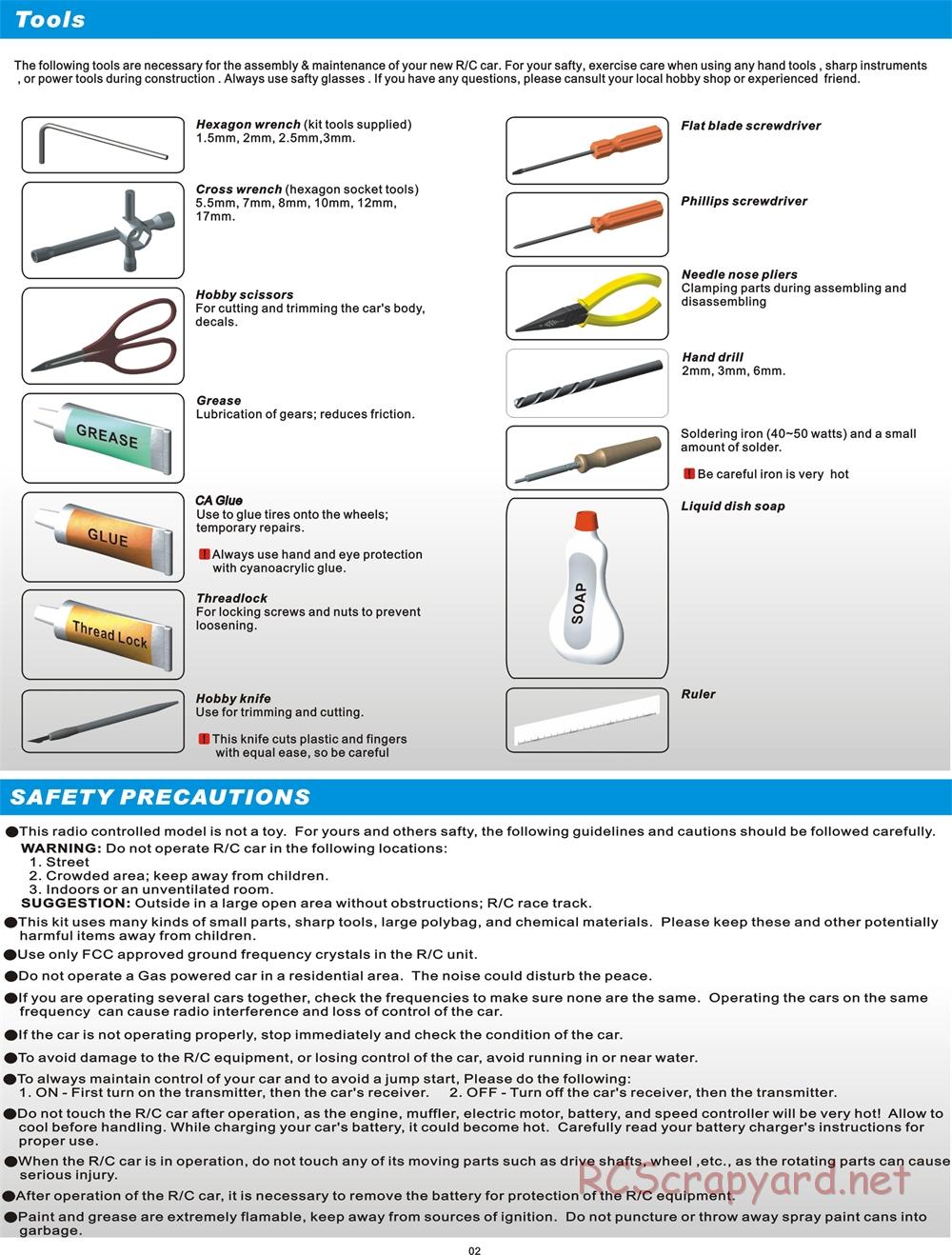 CEN - Matrix TR Arena - Manual - Page 2