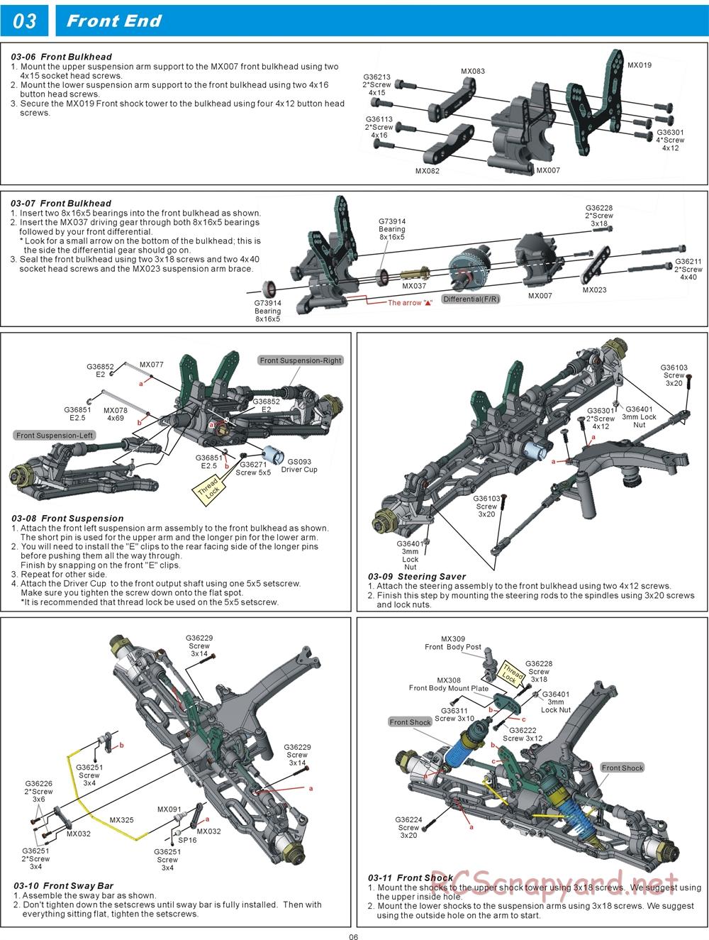 CEN - Matrix TR Arena - Manual - Page 6