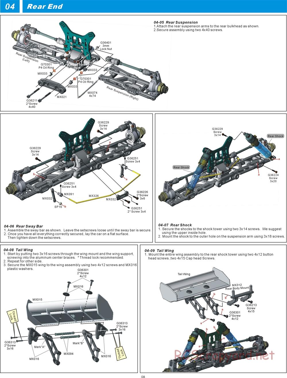 CEN - Matrix TR Arena - Manual - Page 8