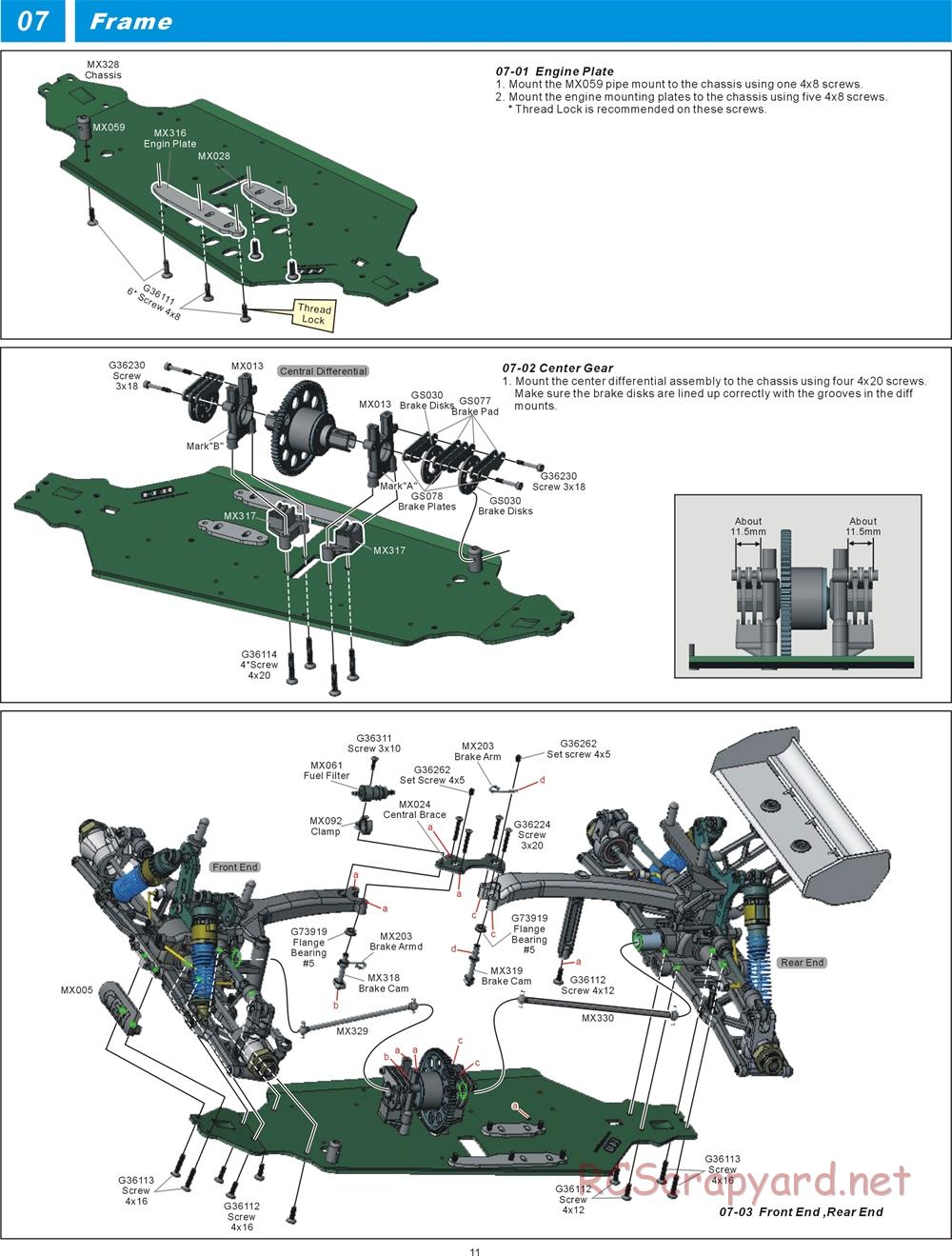 CEN - Matrix TR Arena - Manual - Page 11