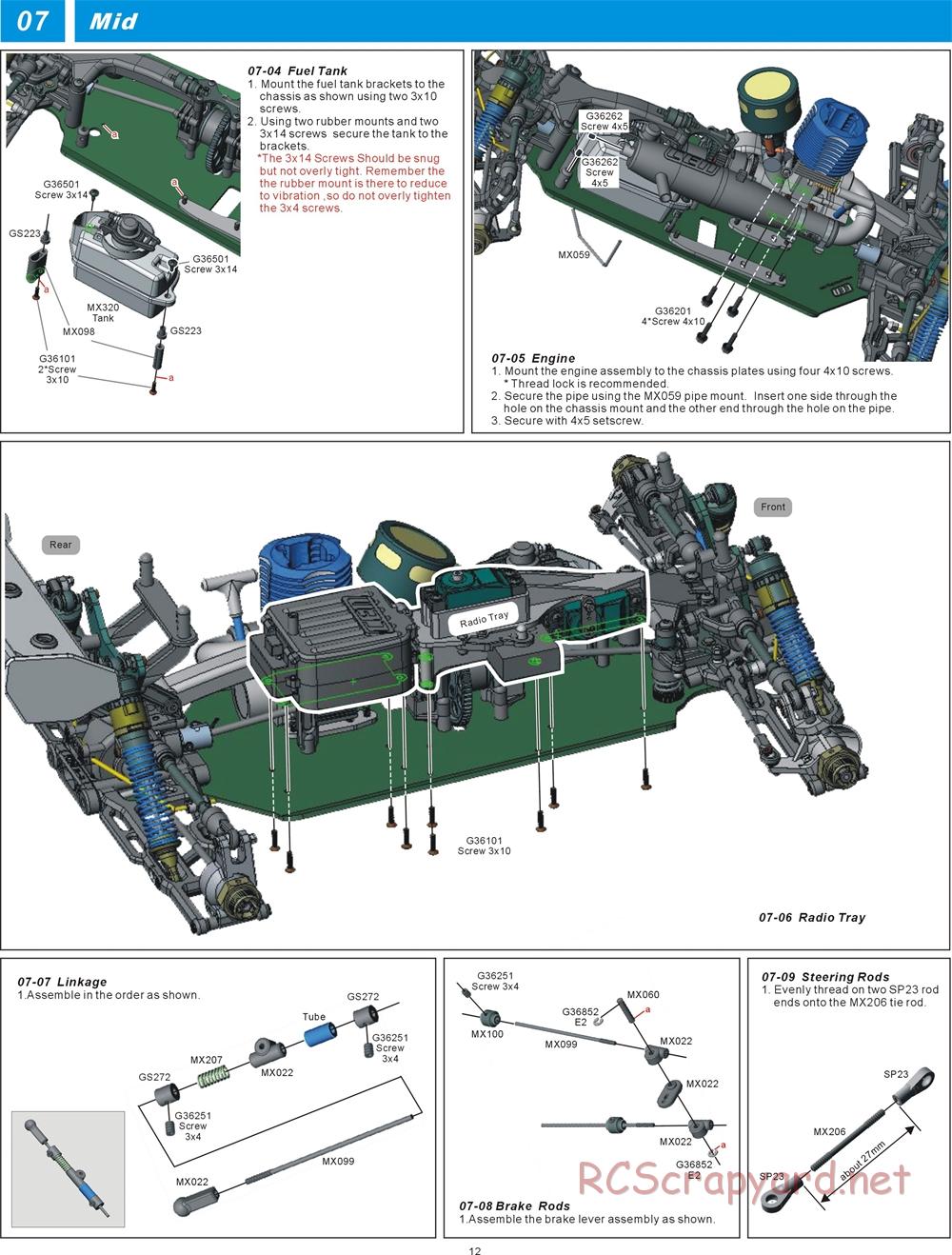 CEN - Matrix TR Arena - Manual - Page 12