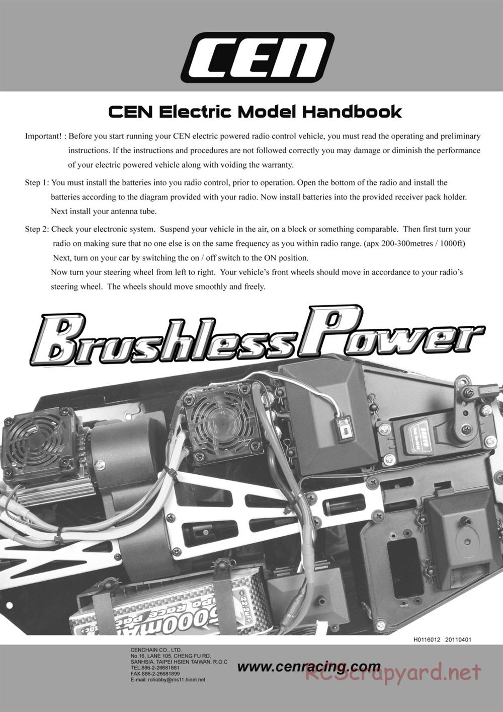 CEN - Matrix5-E SC - Manual - Page 1