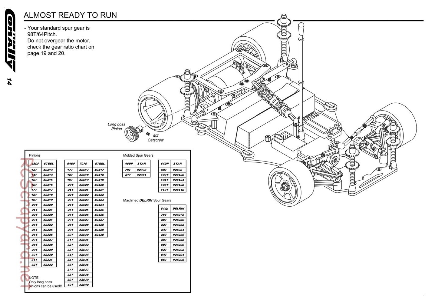 Corally - 12SL - Manual - Page 15