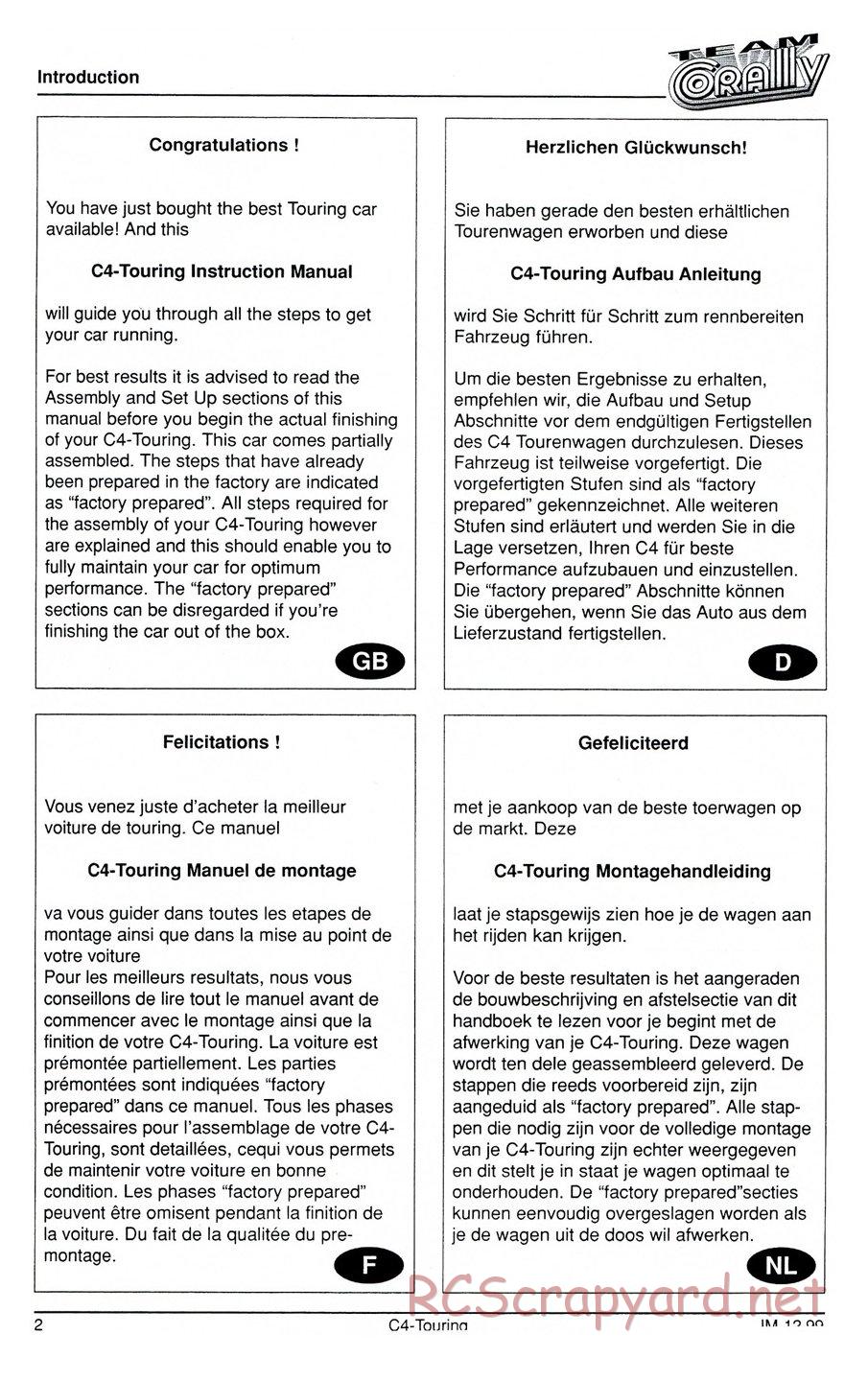 Corally - C4 - Manual - Page 2