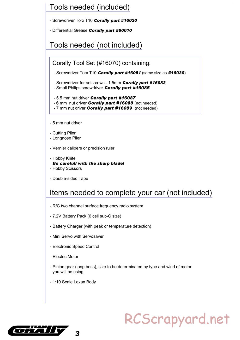 Corally - CCT - Manual - Page 3