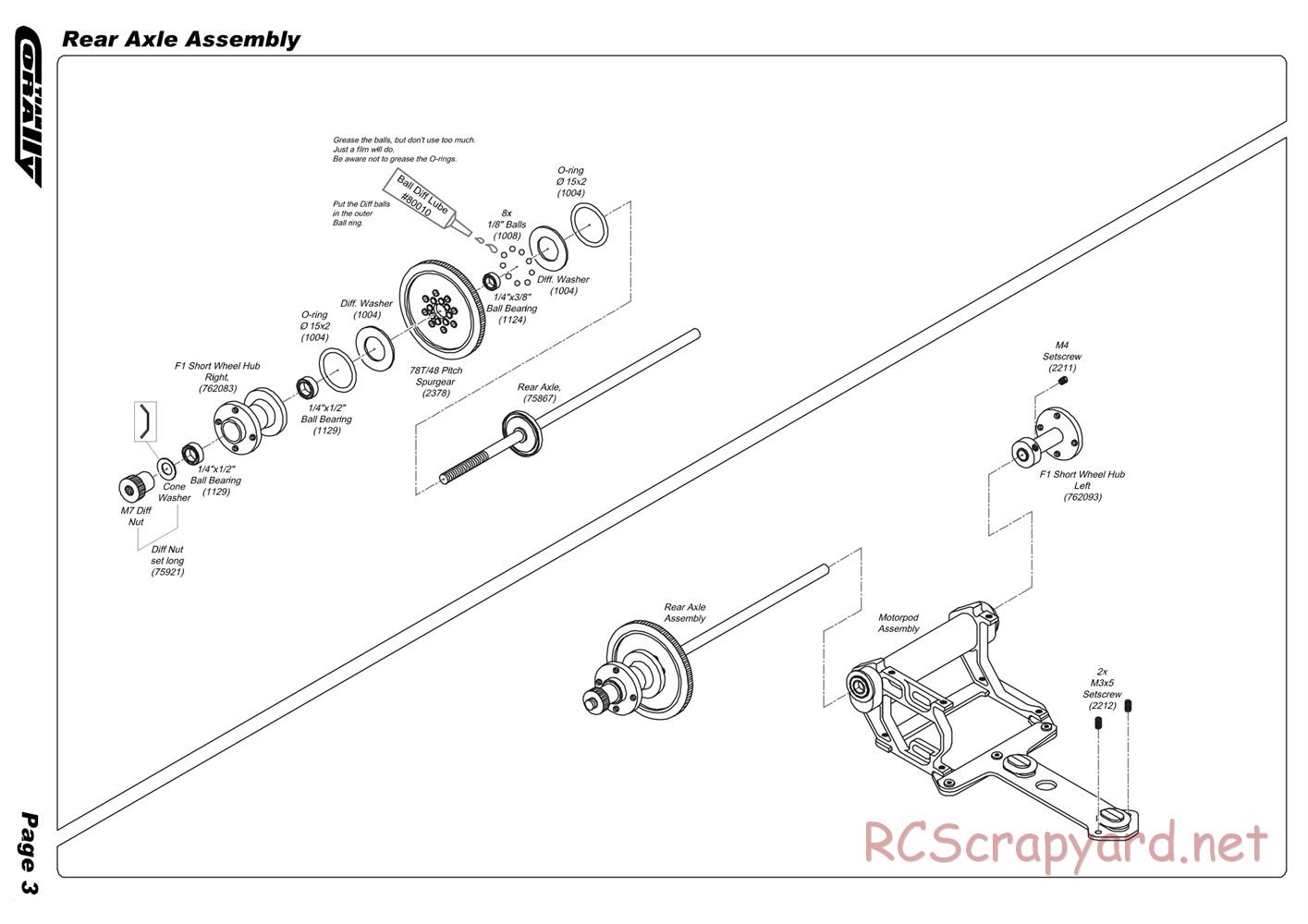 Corally - F1 NGX - Manual - Page 3