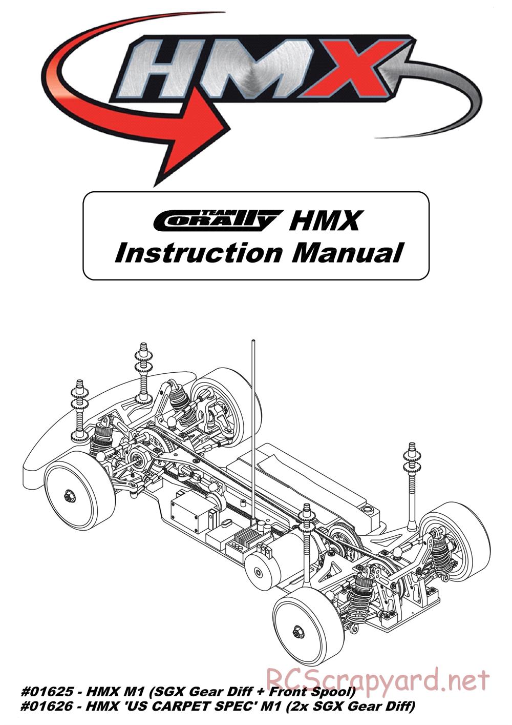 Corally - HMX M1 - Manual - Page 1