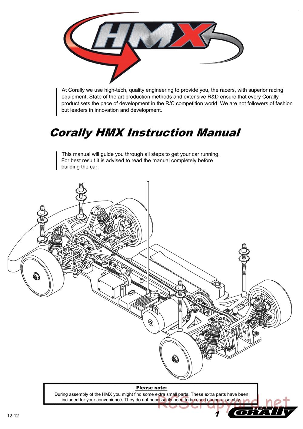 Corally - HMX M1 - Manual - Page 2