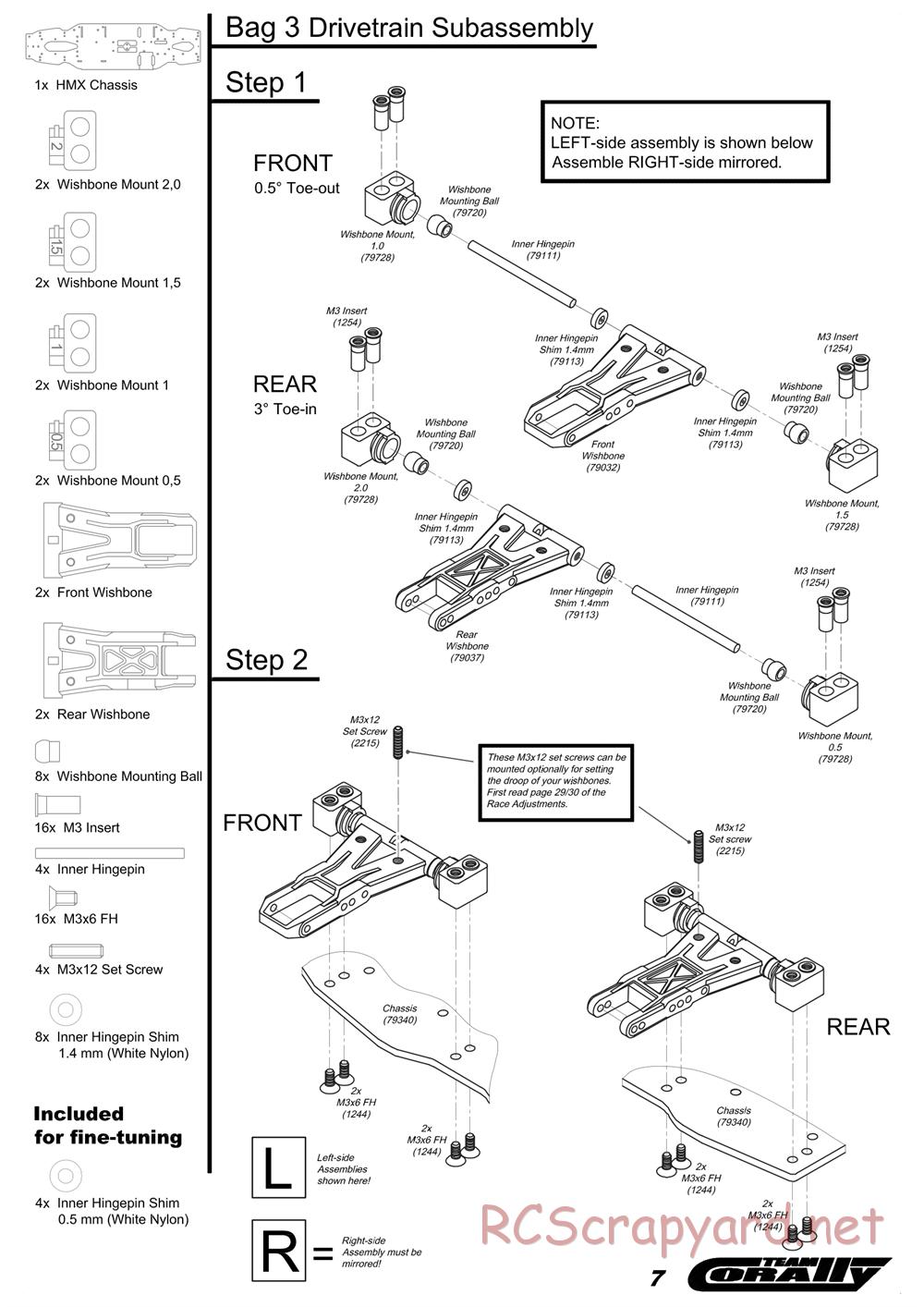 Corally - HMX M1 - Manual - Page 8