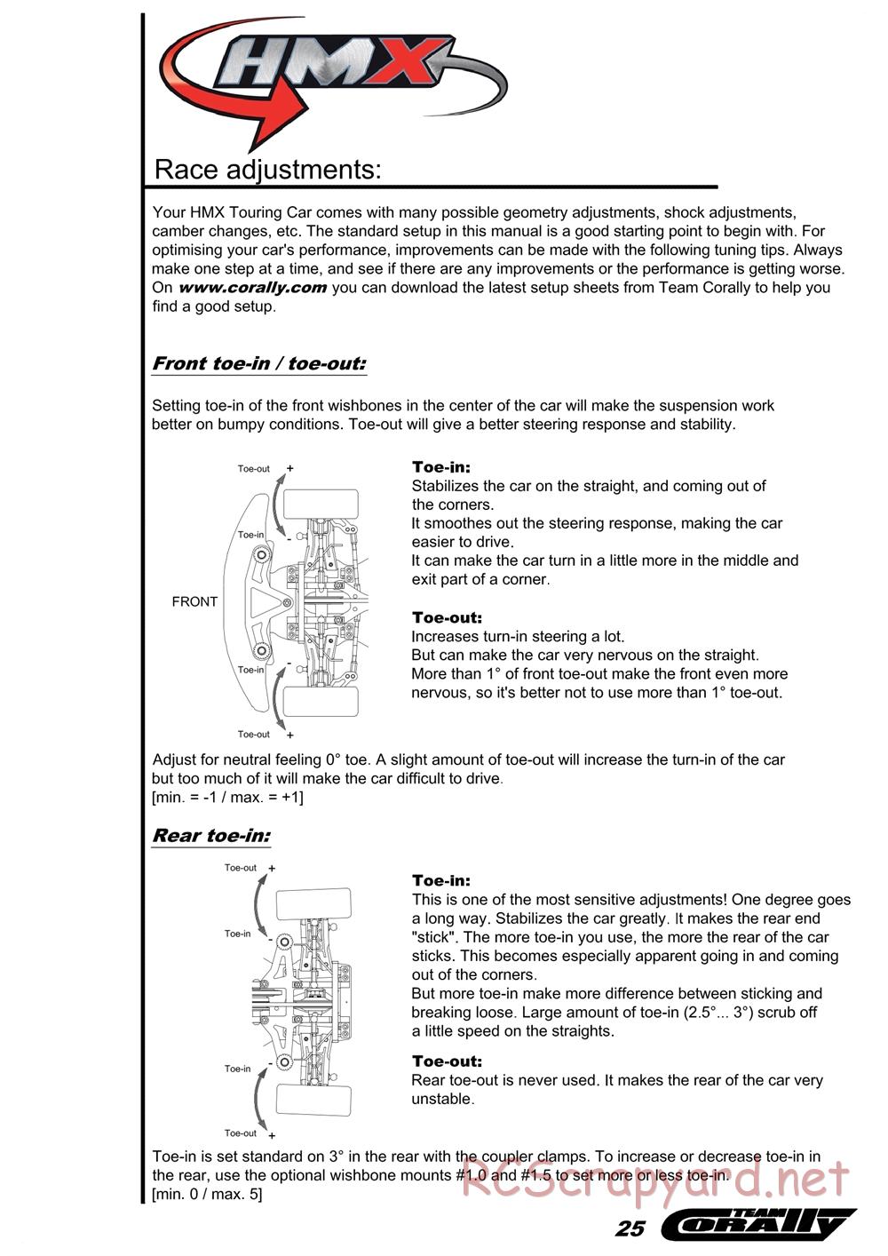 Corally - HMX M1 - Manual - Page 26