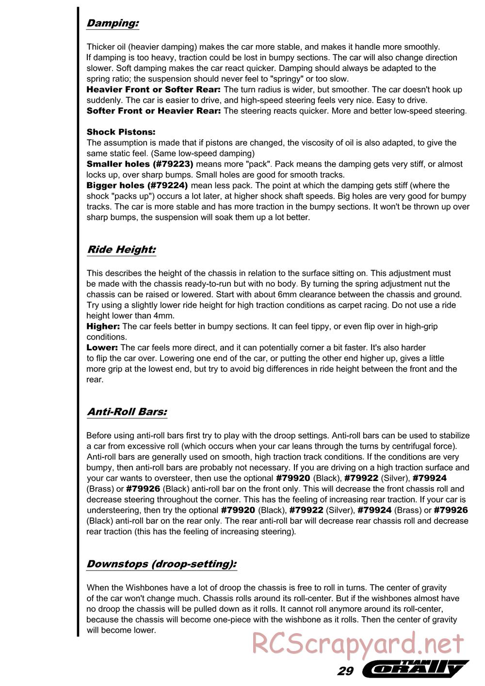 Corally - HMX M1 - Manual - Page 30